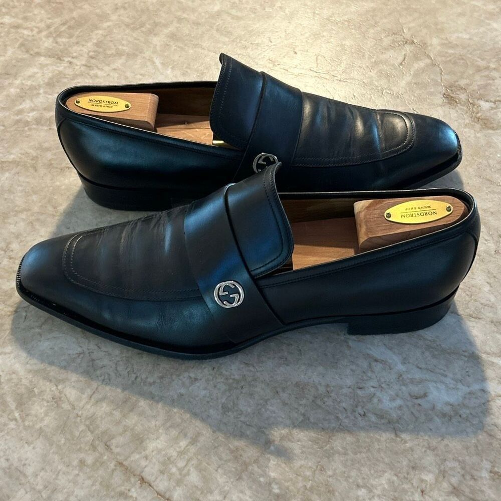 GUCCI Soft Leather Slip On Shoes Size 10 - Picture 8 of 8